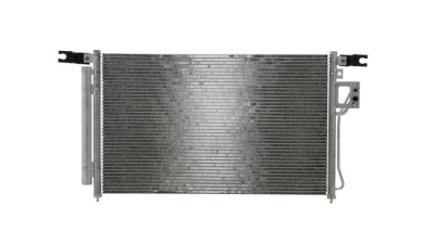 Condensator climatizare Hyundai Santa Fe, 03.2006-12.2012, motor 2.2 CRDI, 110kw/114 kw/145kw diesel, cutie automata, full aluminiu brazat, 715 (664)x424x16 mm, cu uscator si filtru integrat