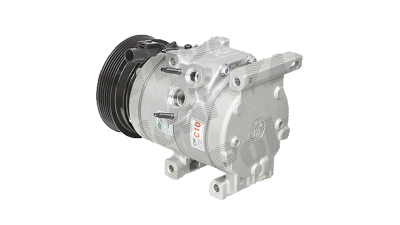 Compresor aer conditionat Hyundai Santa Fe, 11.2008-12.2009, motorizare 2.2 CRDI 110/114/145kw, diesel, rola curea 119 mm, 6 caneluri, tip Hella: RS-18