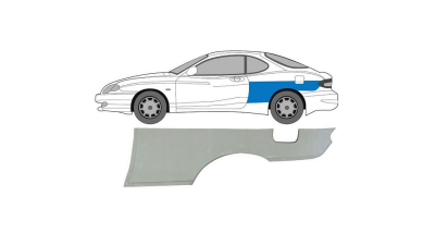 Segment reparatie aripa spate Hyundai Coupe/Tiburon (Rd), 01.1996-10.2001, partea Stanga, Aftermarket