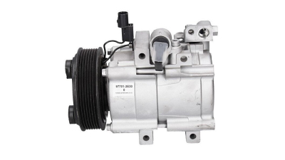 Compresor aer conditionat Hyundai H1, 2008-2014, H1/Starex/Satellite/H-200, 1997-2008, motorizare 2.5 CRDI, diesel, rola curea 121 mm, 7 caneluri, tip Hella: HS-17
