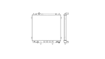 Radiator racire Hyundai Terracan (Hp), 11.2001-07.2003, Motorizare 2, 9 Crdi 110kw Diesel, tip climatizare Cu/fara AC, cutie Manuala, dimensiune 563x510x23mm, Cu lipire fagure mecanica, RNBC