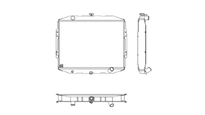 Radiator racire Hyundai Galloper, 11.1997-06.2003, Motorizare 2, 5 D 73kw Diesel, tip climatizare Cu/fara AC, cutie Manuala, dimensiune 602x425x26mm, Cu lipire fagure prin brazare, Original