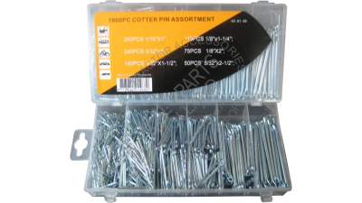 Set splinturi 1000 buc, stifturi elastice diferite marimi 1/16 3/32 1/8 5/32