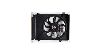 GMV radiator electroventilator Hyundai I10 (Pa), 2007-2013, Motorizare 1, 1 49kw; 1, 2 57/59kw Benzina, dimensiune 345mm, cu 2 pini, fara rezistormm, Aftermarket