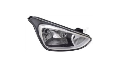 Far HYUNDAI I10 (BA), 01.2014-, partea dreapta, TYC, tip bec H4+H7+PY21W+W5W; electric; cu motor; halogen; cu lumina pentru viraje statica