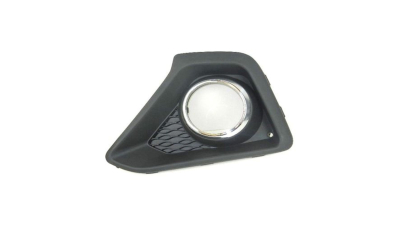 Grila bara fata Hyundai I10 (Ba), 01.2014-, parte montare partea stanga, cu gaura proiector, fara ornament cromat, 40A227-5, Aftermarket