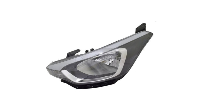 Far Hyundai I20, 10.2014-, fata, Stanga, 5 usi, H4+PY21W+W5W; electric; fara motoras, DEPO
