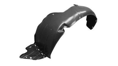 Carenaj roata Hyundai Elantra (Md/Ud), 08.2010-2013, Version USA, punte Fata, partea Stanga, polipropilena; cu burete insonorizant, Aftermarket