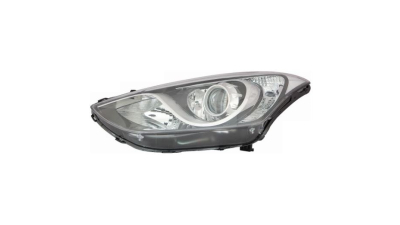 Far HYUNDAI I30 (GD), 01.2015-03.2017, OEM/OES, fata, partea stanga, transformarea sistemului de iluminat; H7+H7+H7+PY21W+W5W; electric; cu motor;