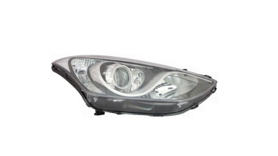 Far HYUNDAI I30 (GD), 03.2012-03.2017, partea Dreapta, OEM/OES, tip bec H7+H7+H7+PY21W+W5W; electric; cu motor; halogen; cu lumina viraje