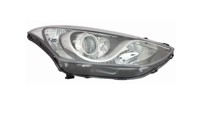 Far Hyundai I30 (Gd), 03.2012-03.2017, partea Dreapta, cu lumina pentru curbe; tip bec H7+H7+H7+PY21W+W5W; electric; cu motor, DEPO