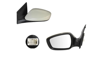 Oglinda usa exterioara Hyundai I30 (Gd), 03.2012-2016, partea Stanga, reglare electrica; grunduit; sticla convexa; geam cromat, SRL