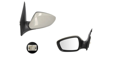 Oglinda exterioara Hyundai I30 (Gd) 03.2012-2016 partea stanga View Max crom convex carcasa prevopsita grunduita reglare electrica cu incalzire cu 5 pini