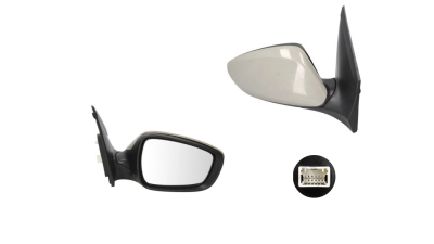 Oglinda exterioara Hyundai I30 (Gd) 03.2012-2016 partea dreapta View Max crom convex carcasa prevopsita grunduita reglare electrica cu incalzire cu 5 pini