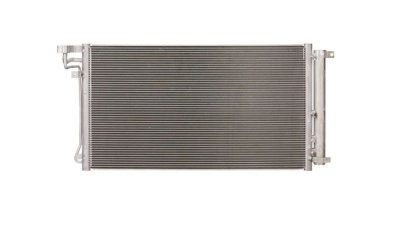 Condensator climatizare Hyundai Genesis (DH), 01.2014-2016, motor 3.0 V6, 189 kw ; 3.8 V6, 232 kw benzina, cutie automata, full aluminiu brazat, 695(645)x378x22 mm, cu uscator si filtru integrat