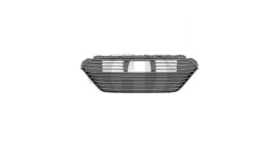 Grila masca fata HYUNDAI IONIQ, 02.2016-,cu rama crom; vopsit; negru