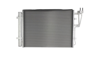 Condensator climatizare Hyundai IX20 (JC), 06.2011-, Kia VENGA, 02.2010-, motor 1.4 CRDI, 55kw/57 kw/66 kw diesel, cutie manuala, full aluminiu brazat, 520(485)x375(355)x16 mm, cu uscator si filtru integrat