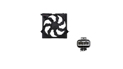 Ventilator radiator GMV Hyundai Santa Fe 2012-2018, 460 mm; 2 pini, BestAutoVest 40X123W3