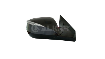 Oglinda usa exterioara HYUNDAI SANTA FE (DM), 05.2012-2016, partea stanga, reglare electrica; carcasa neagra; incalzit; sticla convexa; geam cromat; rabatabil; 12 gauri / 10 pini; cu semnalizare; cu foot lamp