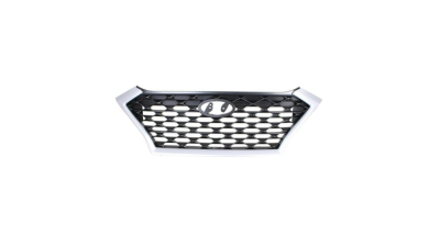 Grila masca fata HYUNDAI TUCSON (TL), 2018-2020,cu ornament cromat; negru/argintiu
