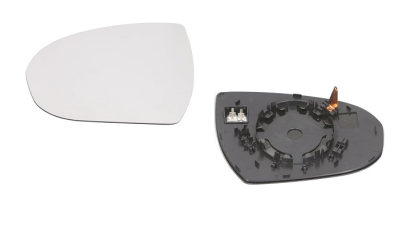 Geam oglinda exterioara cu suport fixare Hyundai Tucson (Tl), 09.2015-, Stanga, incalzita; geam convex; cromat