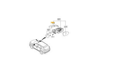 Carcasa oglinda exterioara Hyundai Tucson (Tl), 09.2015-, Stanga, Aftermarket