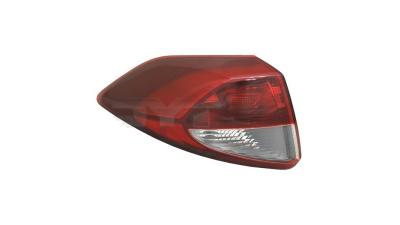 Stop spate lampa Hyundai Tucson (Tl), 09.2015-, spate, Stanga, partea exterioara; P21/5W+PY21W; cu suport becuri, TYC
