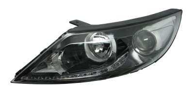 Far Kia Sportage (Sl), 06.2010-12.2015, partea Stanga, cu lumina timp de zi tip LED; tip bec H7+H7+LED; electric; fara motor, DEPO