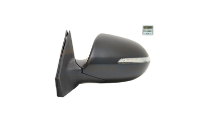Oglinda usa exterioara Kia Sportage (Sl), 06.2010-12.2015, partea Stanga, reglare electrica; grunduit; incalzit; sticla convexa; geam cromat; rabatabil, SRL