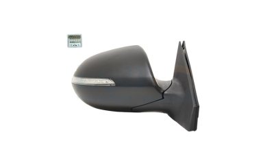 Oglinda usa exterioara Kia Sportage (Sl), 06.2010-12.2015, partea Dreapta, reglare electrica; grunduit; incalzit; sticla convexa; geam cromat; rabatabil, SRL