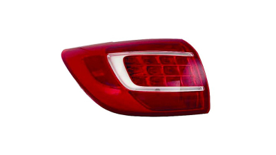 Stop spate lampa Kia Sportage, 06.2010-12.2013, partea stanga, exterior, fara suport becuri, Depo