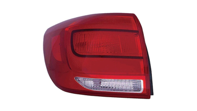 Stop spate lampa Kia SPORTAGE (SL), 01.2014-12.2015, partea Stanga, partea exteRioara, tip bec P21/5W+W16W, fara suport becuri, Depo