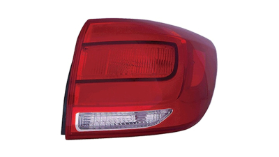 Stop spate lampa Kia SPORTAGE (SL), 01.2014-12.2015, partea Dreapta, partea exteRioara, tip bec P21/5W+W16W, fara suport becuri, Depo