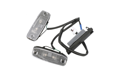 Lampa numar Kia Sportage (Sl), 06.2010-12.2015, spate, C5W; set; cu cablaje; cu becuri, OE