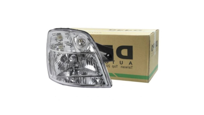 Far KIA PICANTO (SA), 01.2004-02.2008, partea Dreapta, DEPO, tip bec H4+PY21W+W5W; manual; halogen