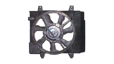 GMV radiator electroventilator Kia Picanto (Sa), 03.2004-2011, Motorizare 1.0 45kw; 1, 1 48kw Benzina, tip climatizare Fara AC, dimensiune 120W/335mm, cu 2 pini, plastic, HCC(HALLA)