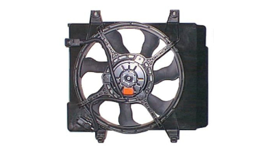GMV radiator electroventilator Kia Picanto (Sa), 03.2004-2011, Motorizare 1.0 45kw; 1, 1 49kw, 1, 1 Crdi 55kw Diesel/Benzina, tip climatizare cu AC, dimensiune 230W/335mm, plastic, HCC(HALLA)