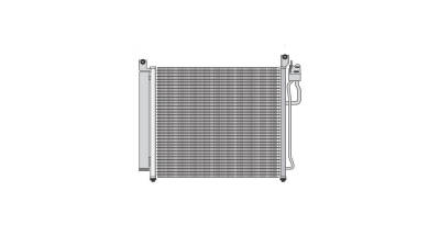 Condensator climatizare OEM/OES Kia Picanto, 04.2004-09.2007, motor 1.0, 45 kw benzina, 1.1 CRDI, 55 kw diesel, cutie manuala, full aluminiu brazat, 435(395)x340x17 mm, cu uscator si filtru integrat