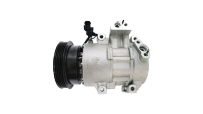 Compresor aer conditionat Kia Carens, 10.2010-2013, Cerato, 06.2005-10.2008, motor 1.6 CRDI, Rio, 03.2005-10.2008, motorizare 1.5 CRDI, diesel, rola curea 5 mm, 125 caneluri, de tip Doowon: DV13