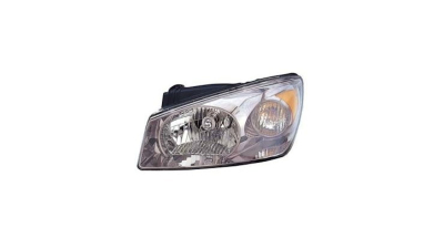 Far Kia Cerato (FE) 04.2004-10.2006 DEPO partea Stanga, tip bec H4 cu motoras , culoare argintiu