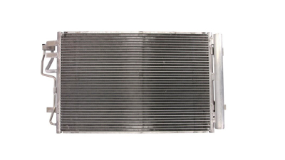 Condensator climatizare Hyundai Elantra, 01.2006-12.2011, motor 1.6, 90 kw; 2.0, 102 kw/105 kw benzina, cutie manuala/automata, full aluminiu brazat, 610(560)x390(375)x16 mm, cu uscator si filtru integrat