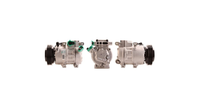 Compresor aer conditionat Kia Ceed/Pro Ceed, 2007-2012, Hyundai I30, 2007-2012, motor 1.4/1.6, benzina; Elantra, 2006-2011, motor 1.6, benzina, rola curea 124 mm, 6 caneluri, tip Hella: VS16
