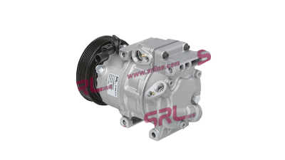 Compresor aer conditionat Kia Ceed/Pro Ceed, 2007-2012, Hyundai I30, 2007-2012, motor 1.4/1.6, benzina; Elantra, 2006-2011, motor 1.6, benzina, rola curea 124 mm, 6 caneluri, tip Hella: VS-16