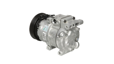 Compresor aer conditionat Kia Ceed/Pro Ceed, 2007-2012, Hyundai I30, 2007-2012, motor 1.4/1.6, benzina; Elantra, 2006-2011, motor 1.6, benzina, rola curea 124 mm, 6 caneluri, tip Hella: VS16