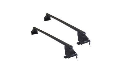 Set bare transversale portbagaj din otel marca Twinny Load TL S19, kit complet cu bare, suporti si antifurt cu cheie
