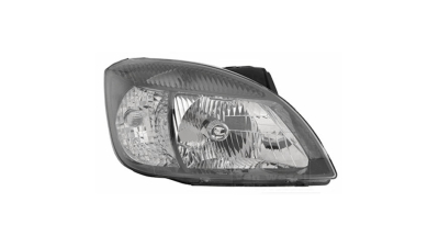 Far Kia Rio (DE), 01.2005-09.2011, partea Dreapta, electric, tip bec H4, negru, cu motoras, Depo