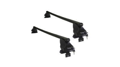 Set bare transversale portbagaj din otel marca Twinny Load TL S24, Daewoo Matiz 1998-2005; Hyundai Atos Mx 1998-2008 5 Usi ; kit complet cu bare, suporti si antifurt cu cheie