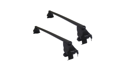 Set bare transversale portbagaj din otel marca Twinny Load TL S28, Fiat Grande Punto 199 2005-2012 3/5 Usi, Fiat Punto Evo 199 2009-2012 3/5 Usi,  Punto 199 2012- 3/5 Usi, kit complet cu bare, suporti si antifurt cu cheie