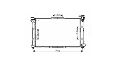 Radiator racire Kia Clarus (K9a/Gc), 02.1996-08.2001, Motorizare 1, 8 85kw; 2, 0 98kw Benzina, tip climatizare Cu/fara AC, cutie Manuala, dimensiune 695x382x19mm, Cu lipire fagure prin brazare, Original