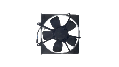 GMV radiator electroventilator Kia Carnival (Up/Gq), 06.1998-10.2006, Motorizare 2, 5 V6 110/121kw; 2, 9 Td 93kw; 2, 9 Crdi 106kw Diesel/Benzina, dimensiune 140W/360mm, cu 4 pini, plastic, HCC(HALLA)